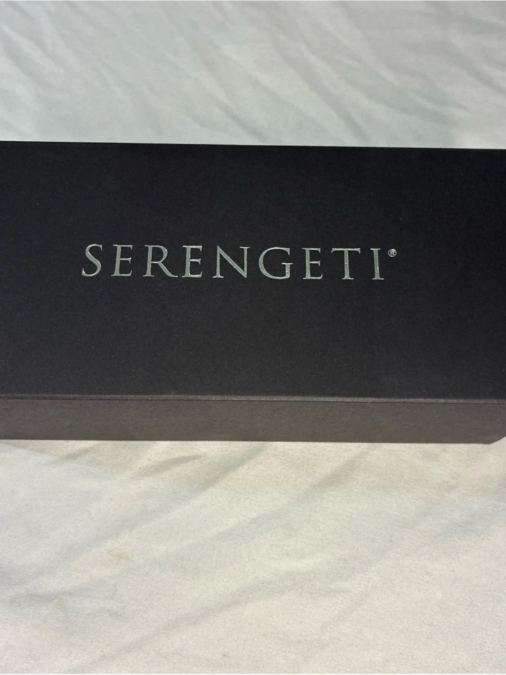 Serengeti Men's Sunglasses Case and Sunglasses - Gun Metal